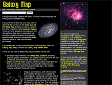 Tablet Screenshot of galaxymap.org